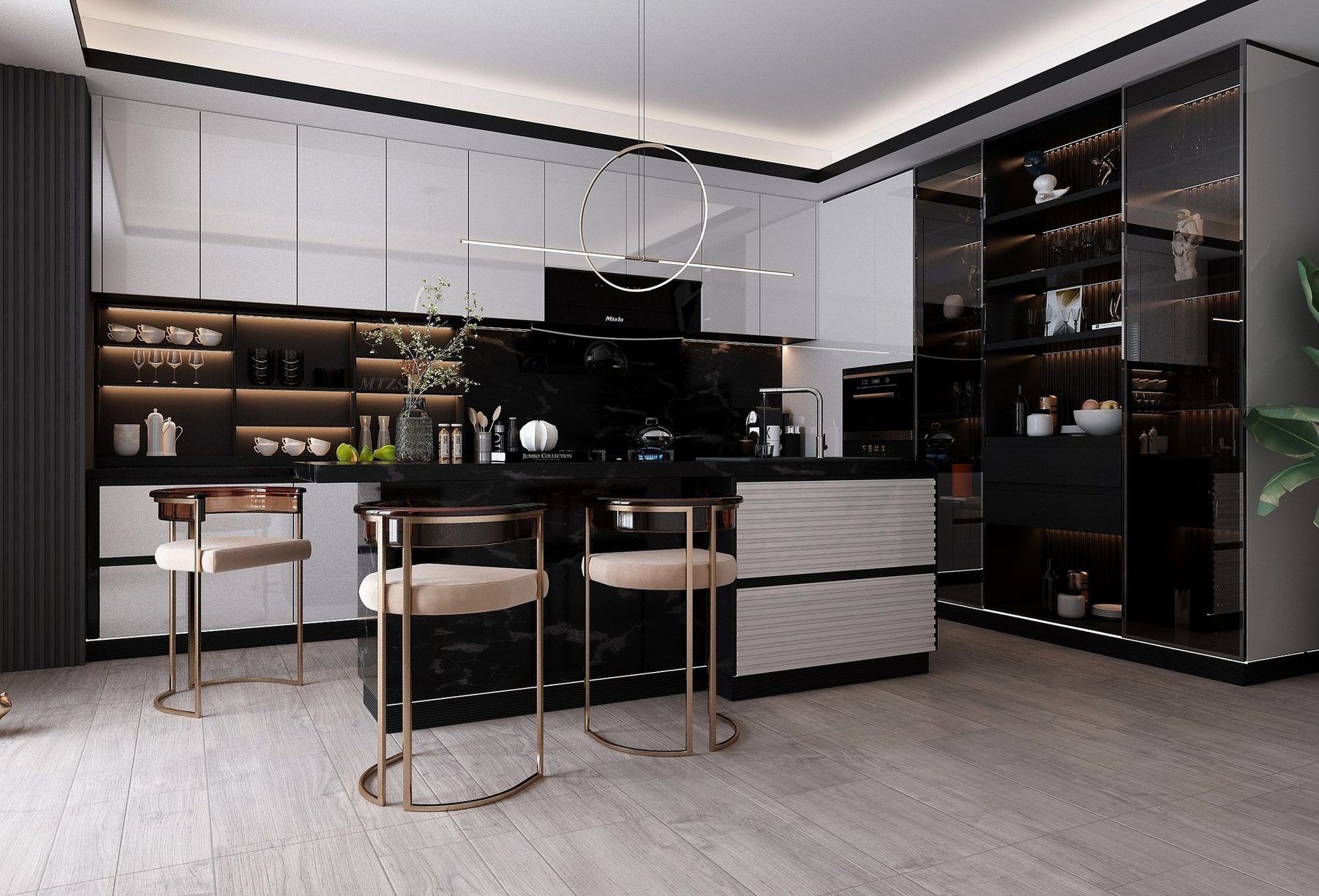 Kitchen and fitted furniture — Aşağısöğütönü House and Interior
