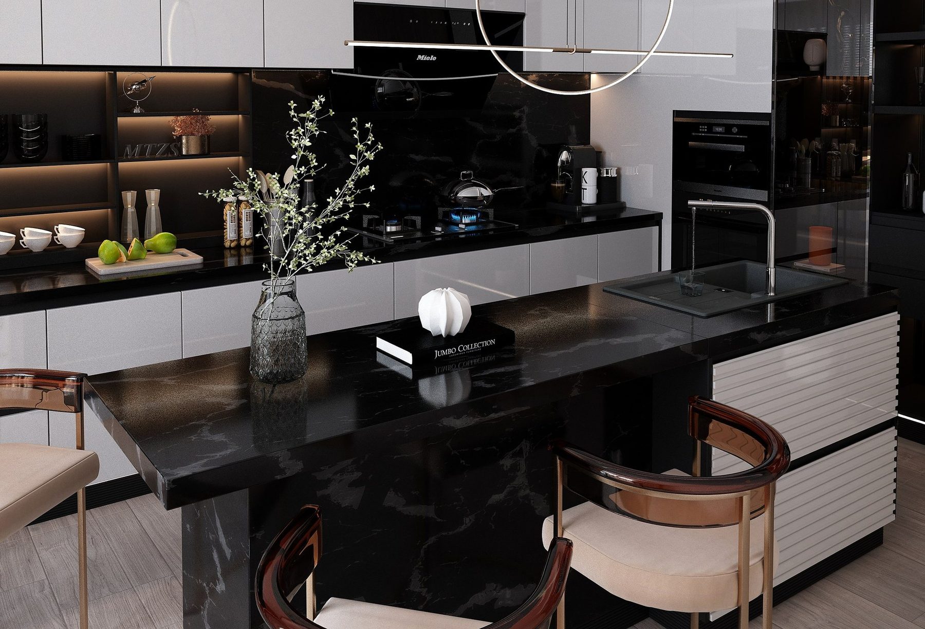 Kitchen and dining — Aşağısöğütönü House and Interior