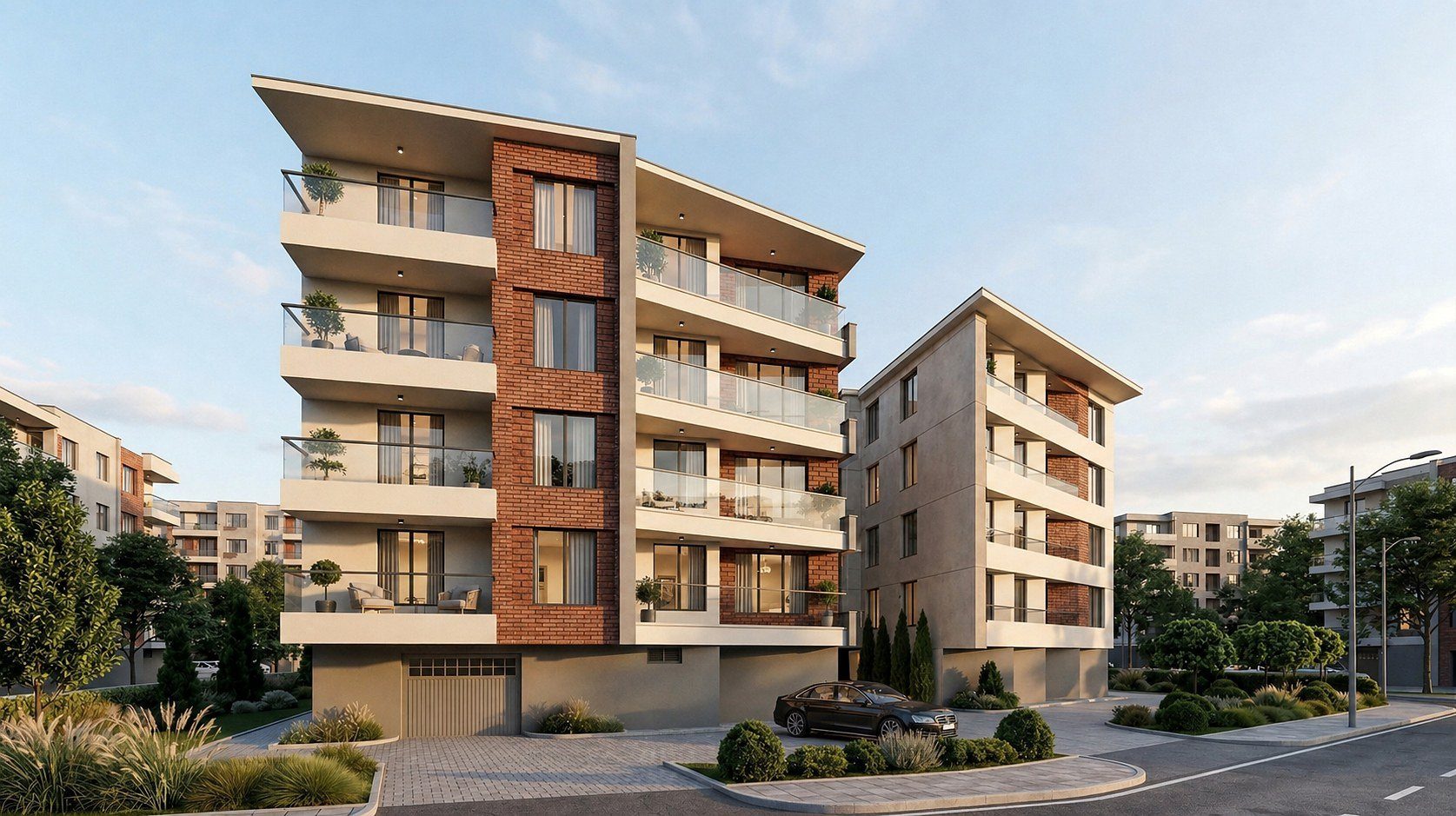 Material transitions — Çankaya Housing