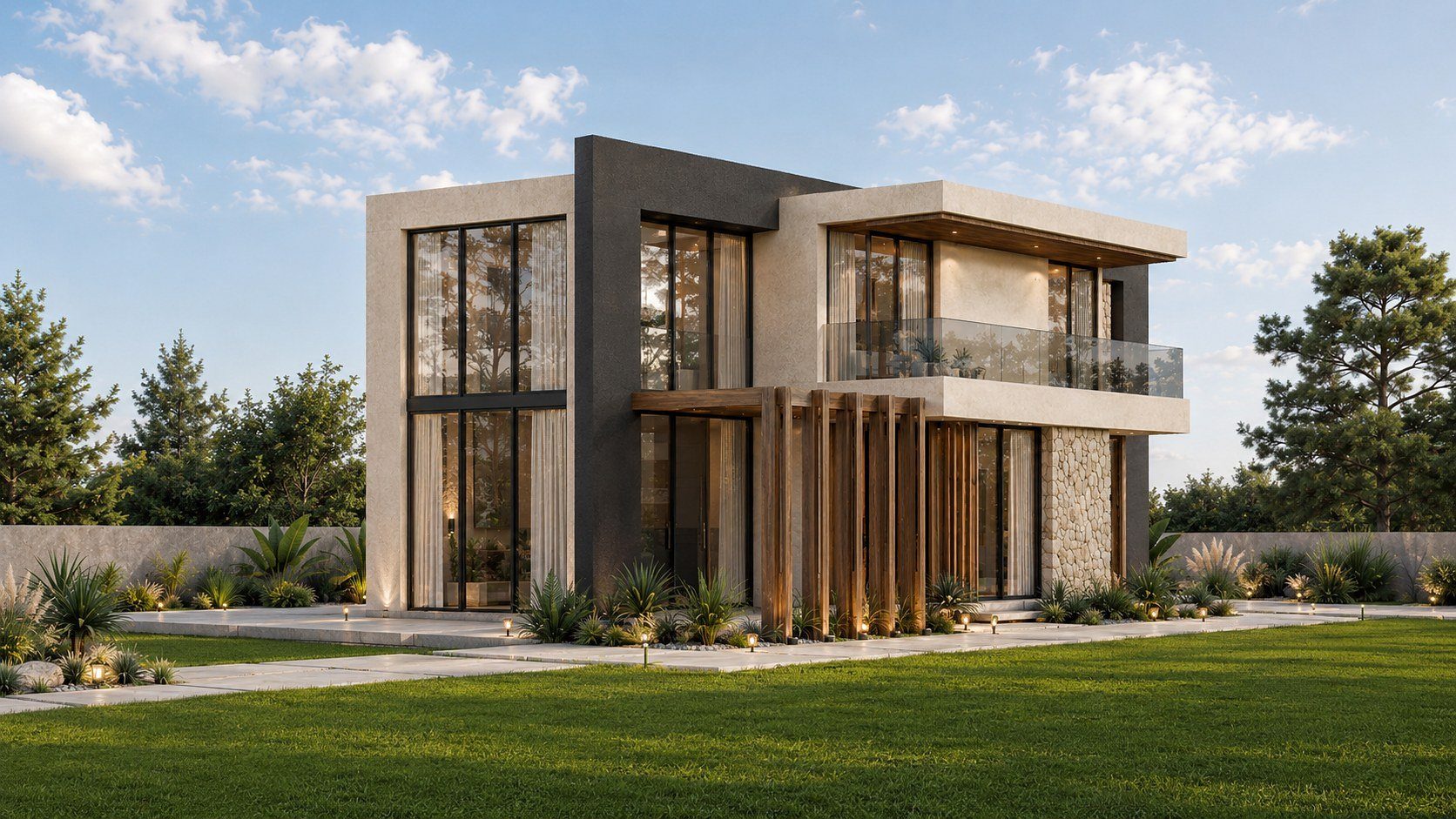 Garden facade — Kavacık House