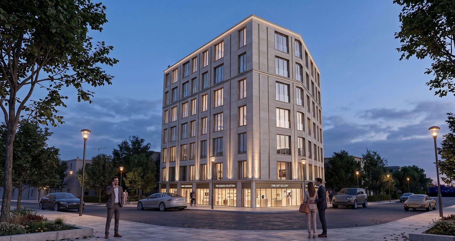 Corner plot and retail ground floor — Sakarya-2 Commercial Building