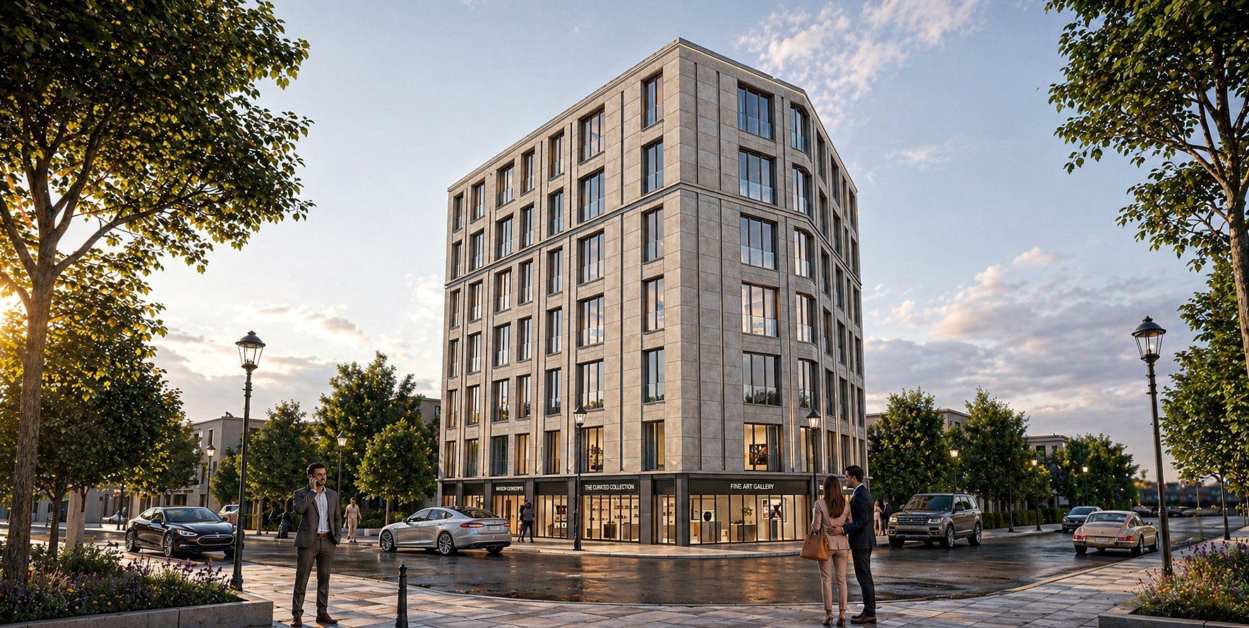 Facade rhythm — Sakarya-2 Commercial Building