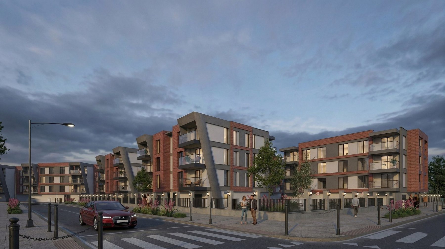 Street approach — Yaşamkent Housing Complex