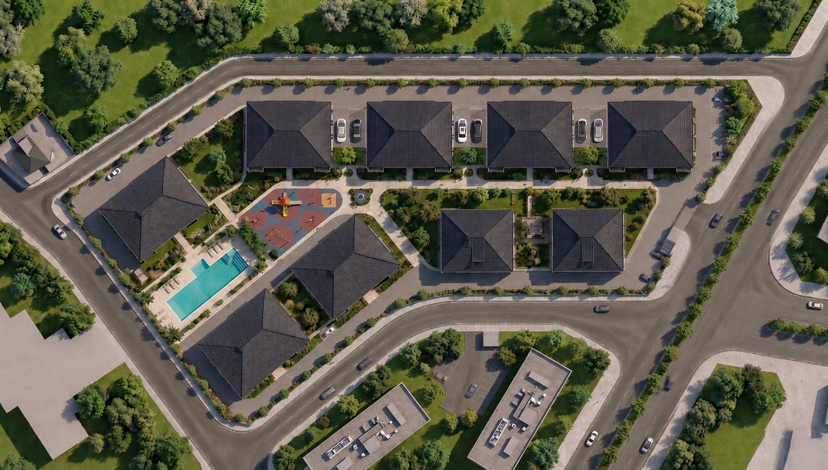 Site layout — Yaşamkent Housing Complex