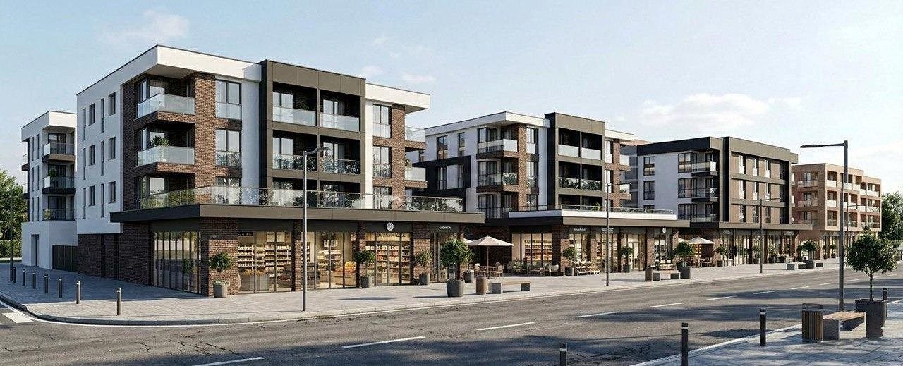 Commercial ground floor and housing blocks — Yeşiltepe Mixed-Use Living